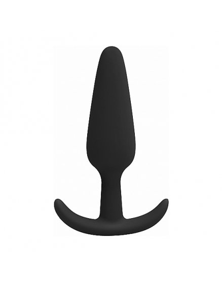 GILLES MEDIUM CORK PLUG ANAL SILICONA - NEGRO VIBRASHOP