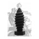 PLUG ANAL SILICONA TORNILLO - NEGRO VIBRASHOP