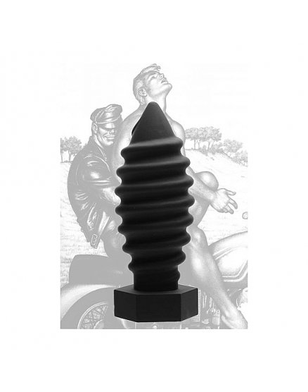 PLUG ANAL SILICONA TORNILLO - NEGRO VIBRASHOP