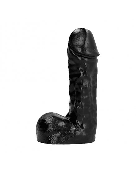 ALL BLACK PENE REALÍSTICO 19CM VIBRASHOP
