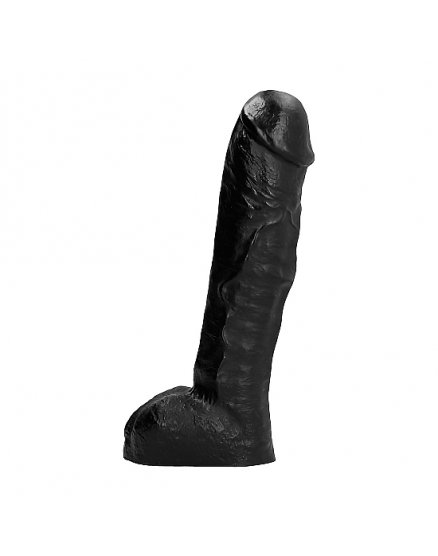 ALL BLACK PENE REALÍSTICO 29CM VIBRASHOP