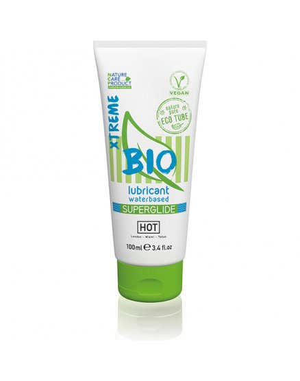 HOT BIO LUBRICANTE BASE DE AGUA SUPERGLIDE XTREME 100ML VIBRASHOP