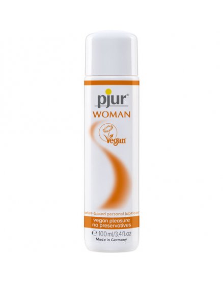 PJUR WOMAN LUBRICANTE VEGANO BASE DE AGUA 100ML VIBRASHOP