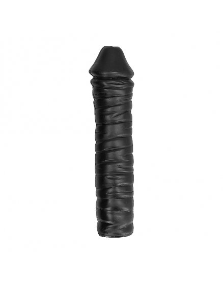 ALL BLACK PENE REALÍSTICO 38CM VIBRASHOP