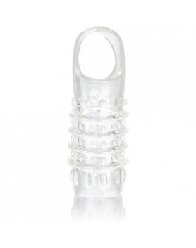 FUNDA ESTIMULADORA PARA EL PENE - TRANSPARENTE VIBRASHOP