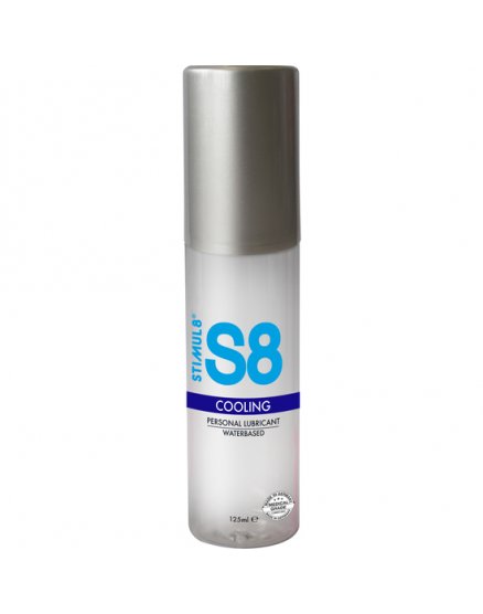 S8 LUBRICANTE BASE DE AGUA EFECTO FRÍO 125ML VIBRASHOP