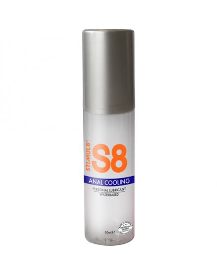 S8 LUBRICANTE ANAL BASE DE AGUA EFECTO FRÍO 50ML VIBRASHOP