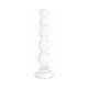 STETCH DILDO DE CRISTAL BLANCO VIBRASHOP