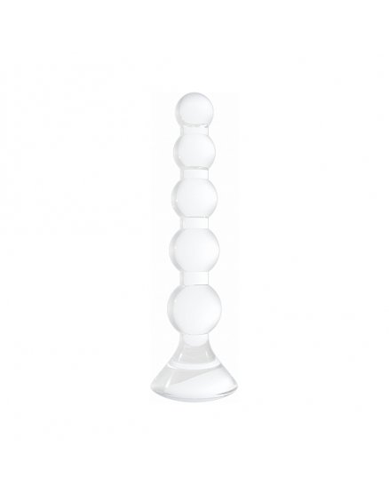 STETCH DILDO DE CRISTAL BLANCO VIBRASHOP