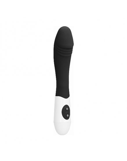 RIBBED VIBRADOR SILICONA NEGRO VIBRASHOP