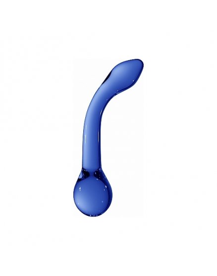 G-RIDER DILDO DE CRISTAL AZUL VIBRASHOP