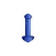 MASSAGE DILDO AZUL VIBRASHOP