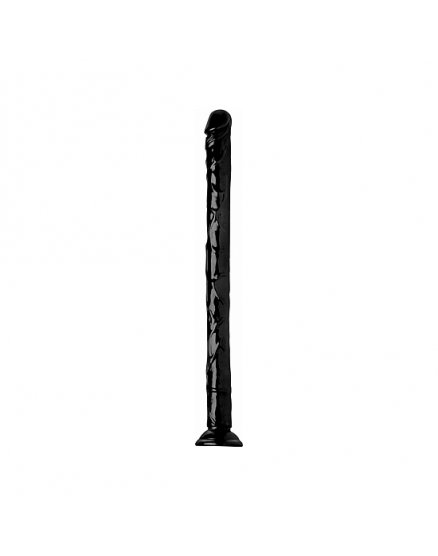 DILDO FLEXIBLE REALÍSTICO 50CM - NEGRO VIBRASHOP