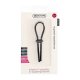ANILLO DE SILICONA STRECH BOOSTER - NEGRO VIBRASHOP