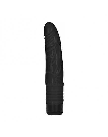 GC PENE VIBRADOR REALÍSTICO 19,5CM - NEGRO VIBRASHOP