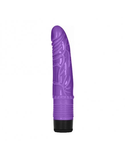 GC PENE VIBRADOR REALÍSTICO 19,5CM - MORADO VIBRASHOP