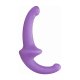 DILDO CON ARNÉS SIN SUJECCIÓN SILICONA - MORADO VIBRASHOP