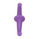 DILDO CON ARNÉS SIN SUJECCIÓN SILICONA - MORADO VIBRASHOP