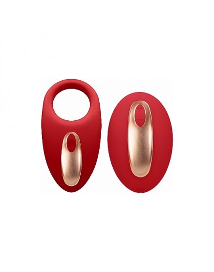 DOBLE VIBRACIÓN ANILLO POISE ROJO VIBRASHOP