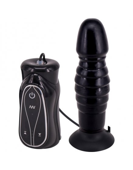 PLEASURE THRUST PLUG VIBRADOR - NEGRO VIBRASHOP
