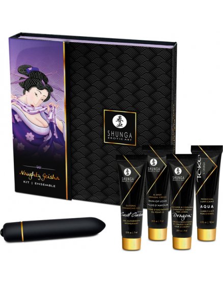 SHUNGA KIT NAUGHTY GEISHA CON JUGUETE VIBRASHOP