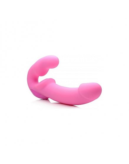 ARNÉS VIBRADOR DE SILICONA SIN SUJECIÓN - ROSA VIBRASHOP