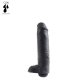 KING COCK PENE REALÍSTICO EYACULADOR 11 NEGRO VIBRASHOP