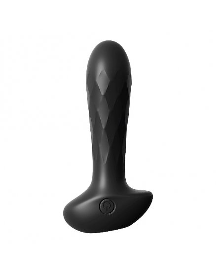 ANAL TEASER VIBRADOR DE SILICONA - NEGRO VIBRASHOP