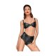 CULOTE TALLE ALTO DE EFECTO MOJADO CON PLIEGUES - NEGRO VIBRASHOP