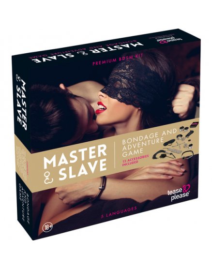 MASTER SLAVE KIT BDSM PARA PAREJAS BEIGE VIBRASHOP