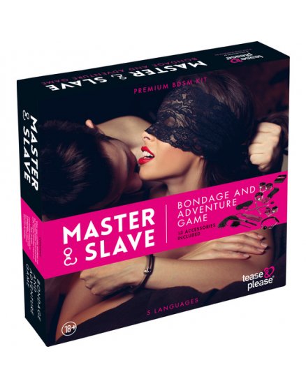 MASTER SLAVE KIT BDSM PARA PAREJAS ROSA VIBRASHOP