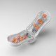 TENGA - FLIP ORB MASTURBADOR CRASH NARANJA VIBRASHOP