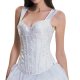 CORSET CON TIRANTES WEST-END BLANCO VIBRASHOP