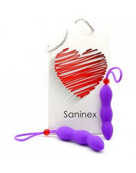 SANINEX CLIMAX - PLUG CON ANILLO - MORADO VIBRASHOP