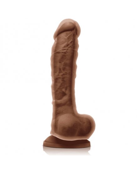 COLOURS DUAL DENSITY PENE SILICONA 24CM - CARAMELO VIBRASHOP