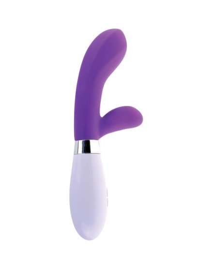 CONEJITO VIBRADOR PUNTO G DE SILICONA - MORADO VIBRASHOP