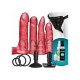 KIT CRYSTAL JELLIES CON VIBRADOR CONTROL REMOTO - ROSA VIBRASHOP