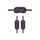 KIT DE INICIACIÓN AL BONDAGE #7 - MORADO VIBRASHOP