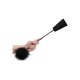 OUCH! FUSTA DE PIEL CON PLUMERO - NEGRO VIBRASHOP