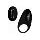 ANILLO VIBRADOR DE SILICONA CON CONTROL REMOTO - NEGRO VIBRASHOP