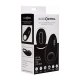 ANILLO VIBRADOR DE SILICONA CON CONTROL REMOTO - NEGRO VIBRASHOP