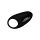 ANILLO VIBRADOR DE SILICONA CON CONTROL REMOTO - NEGRO VIBRASHOP