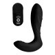 VIBRADOR PARA PRÓSTATA DE SILICONA CON CONTROL REMOTO - NEGRO VIBRASHOP