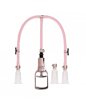 KIT MEDIANO DE SUCCIÓN PARA PECHOS Y CLÍTORIS - ROSA VIBRASHOP