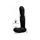 VIBRADOR ANAL THRUSTING DE SILICONA CON MANDO - NEGRO VIBRASHOP