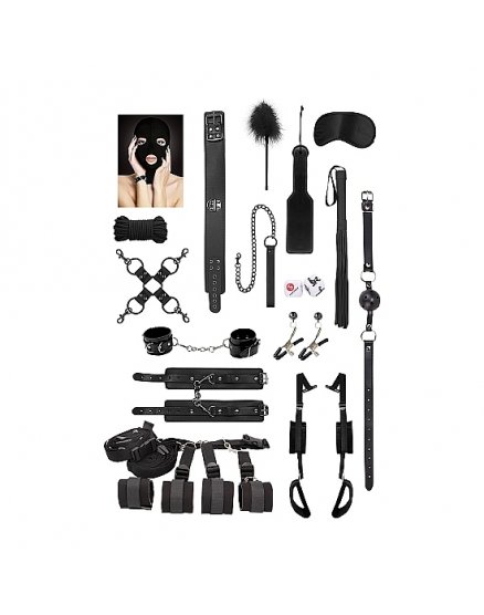 KIT BONDAGE USUARIOS AVANZADOS - NEGRO VIBRASHOP