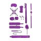 KIT BONDAGE USUARIOS INTERMEDIOS - MORADO VIBRASHOP