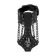 OUCH! SKULLS AND BONES BRAZALETE CON CALAVERAS Y CADENAS - NEGRO VIBRASHOP