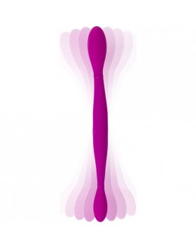 INFINITY DILDO DOBLE CON VIBRACIÓN - ROSA VIBRASHOP