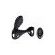 GLADIATOR F ANILLO VIBRADOR CON PLUG Y MANDO A DISTANCIA - NEGRO VIBRASHOP